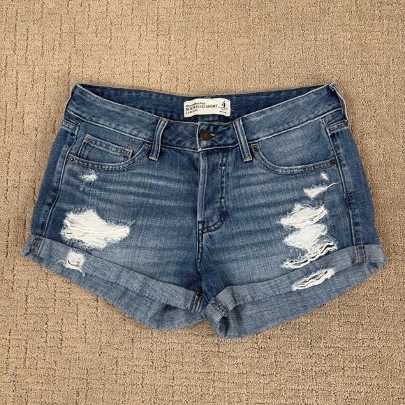 Abercrombie & Fitch Pants - Abercrombie &‎ Fitch Boyfriend Shorts Low Rise 4